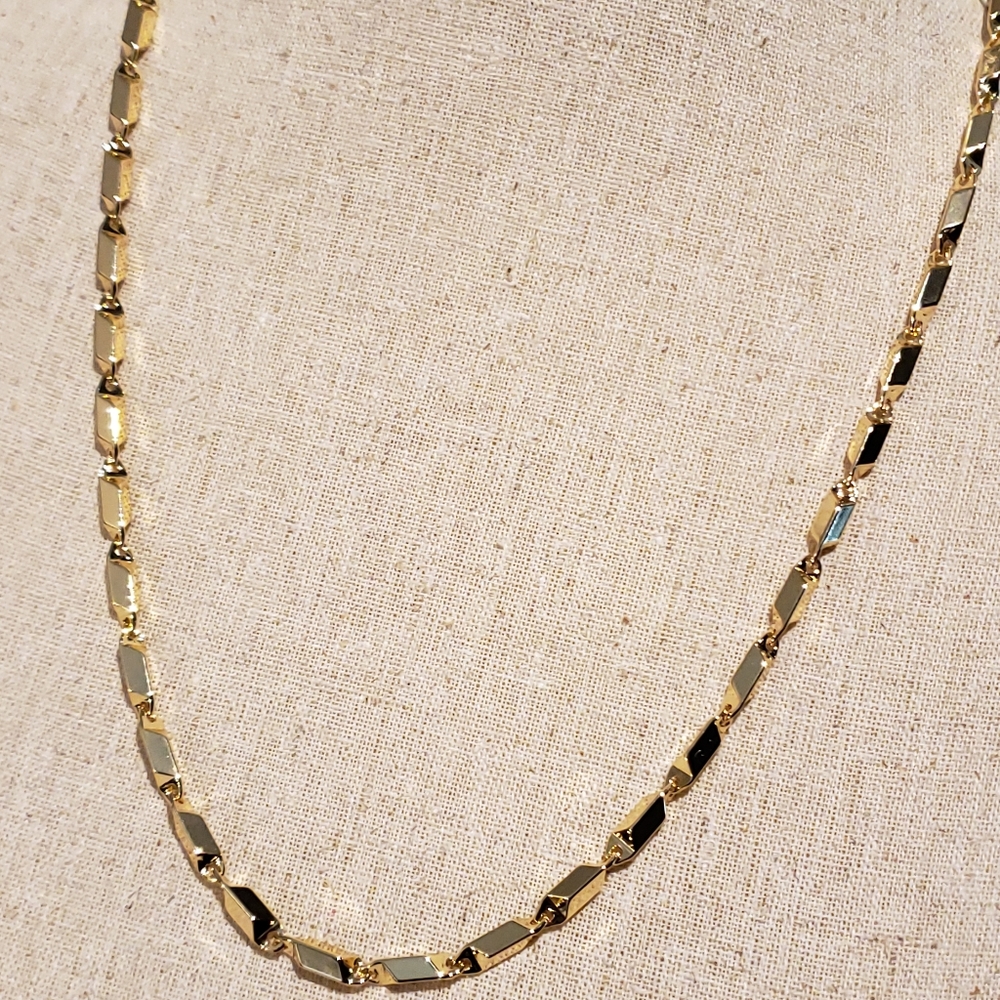 Rebecca Minkoff Textured Bar Chain Necklace - Picture 5 of 8